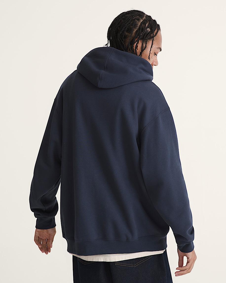 Taka Hayashi For Vault By Vans Scripted Vans Pullover Hoodie Parisian Night Blue