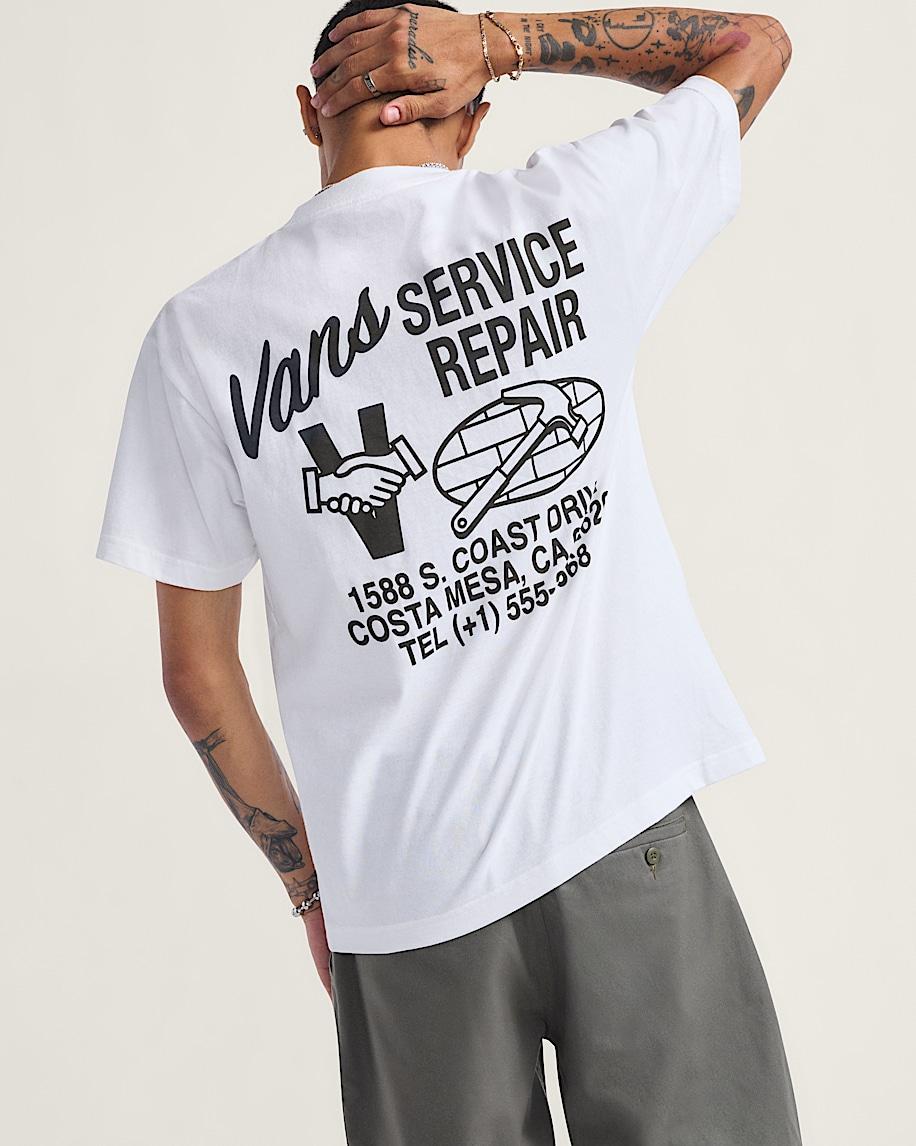 Vans Service Repair T-Shirt White