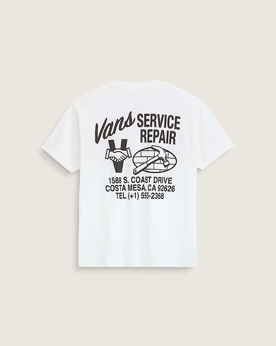 Vans Service Repair T-Shirt White