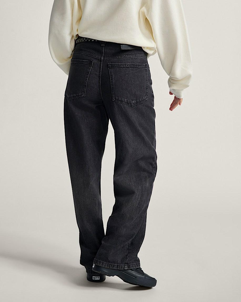 Taka Hayashi For Vault By Vans Sirelle 5 Pocket Denim Puddle Pants Black