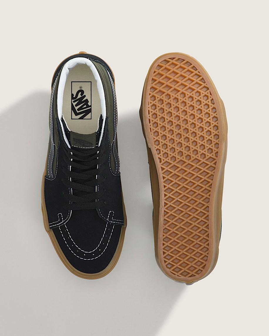 Taka Hayashi For Vault By Vans Sk8-Hi Shoe Gum Obsidian Fern Green
