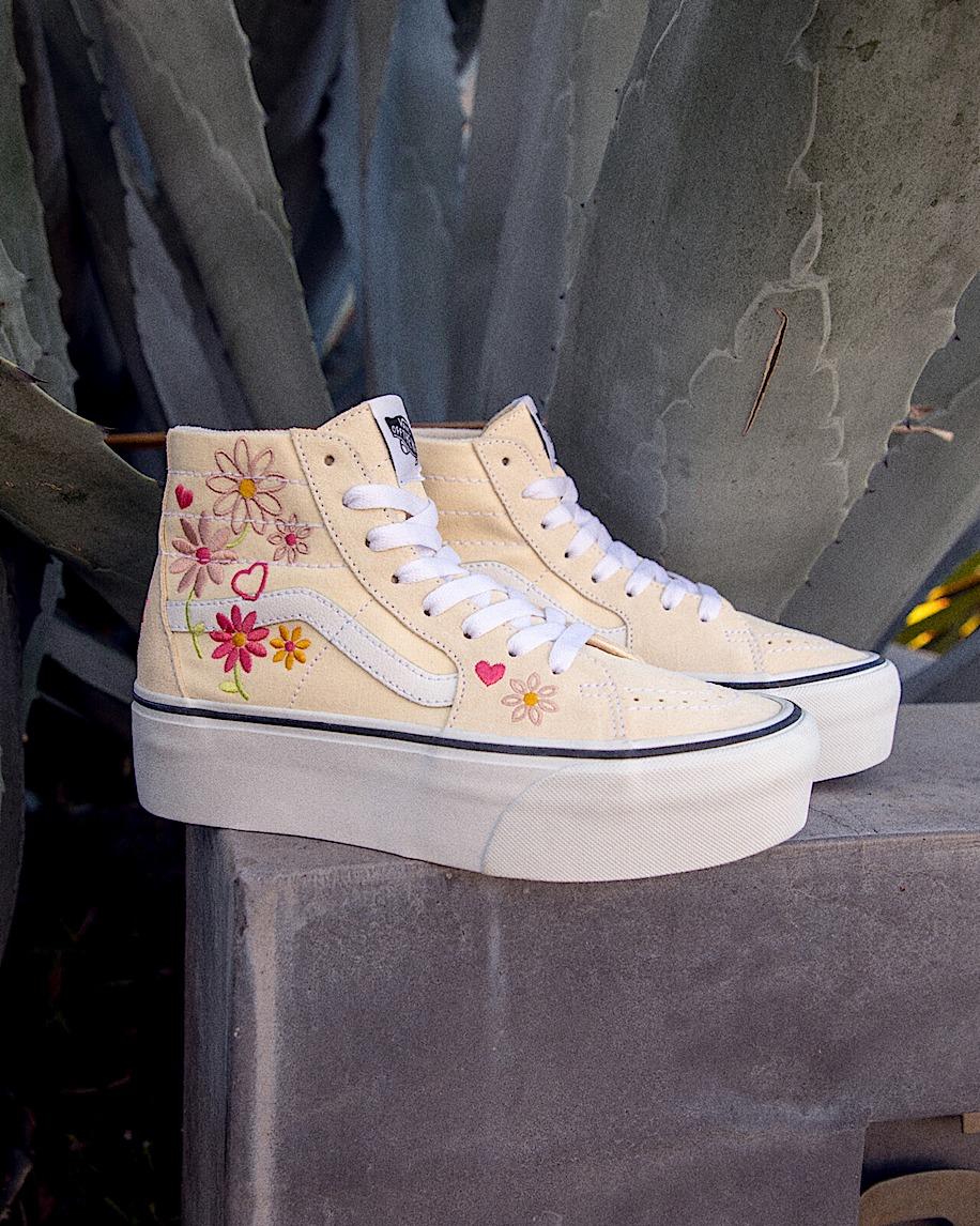 Taka Hayashi For Vault By Vans Sk8-Hi Tapered Stackform Shoe Marshmallow White