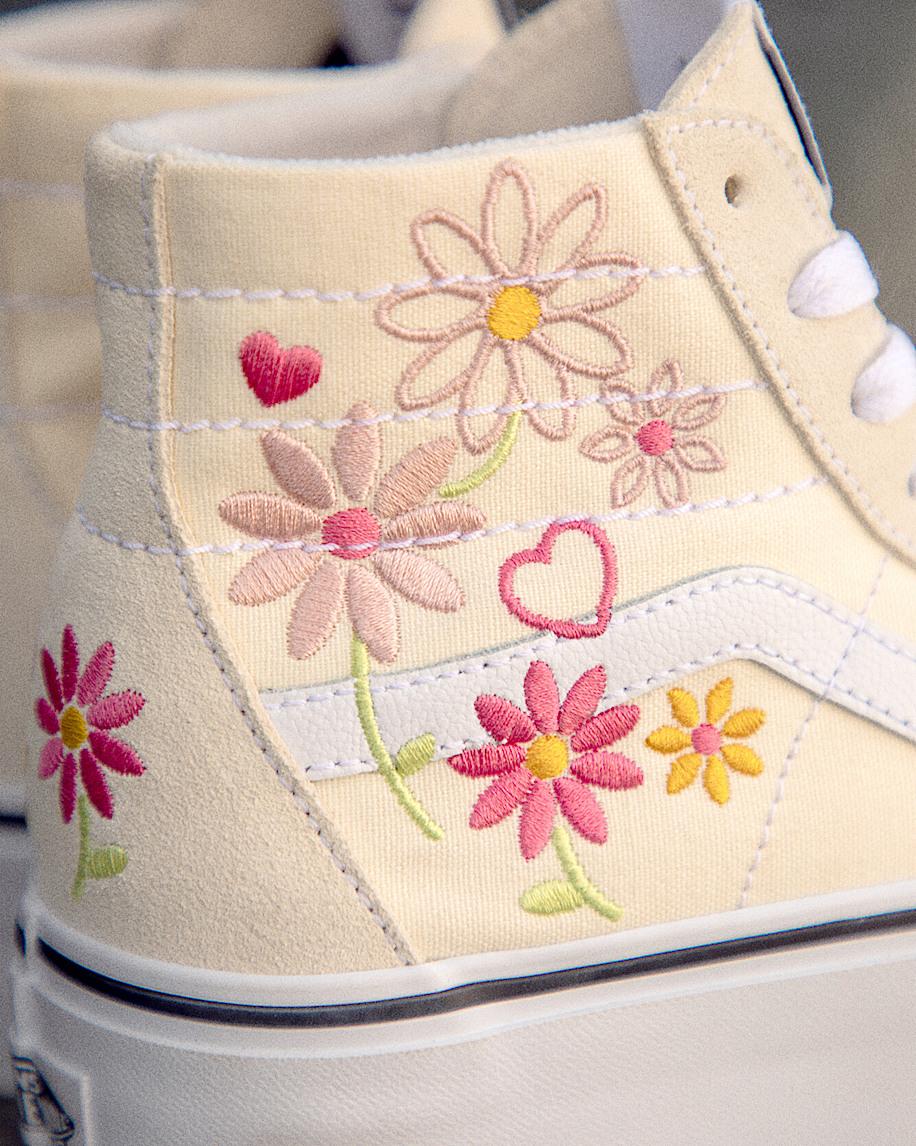 Taka Hayashi For Vault By Vans Sk8-Hi Tapered Stackform Shoe Marshmallow White