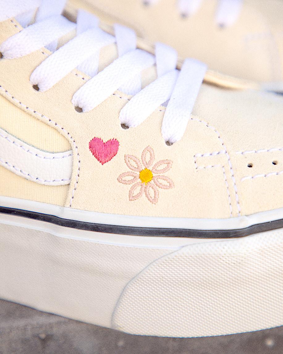 Taka Hayashi For Vault By Vans Sk8-Hi Tapered Stackform Shoe Marshmallow White