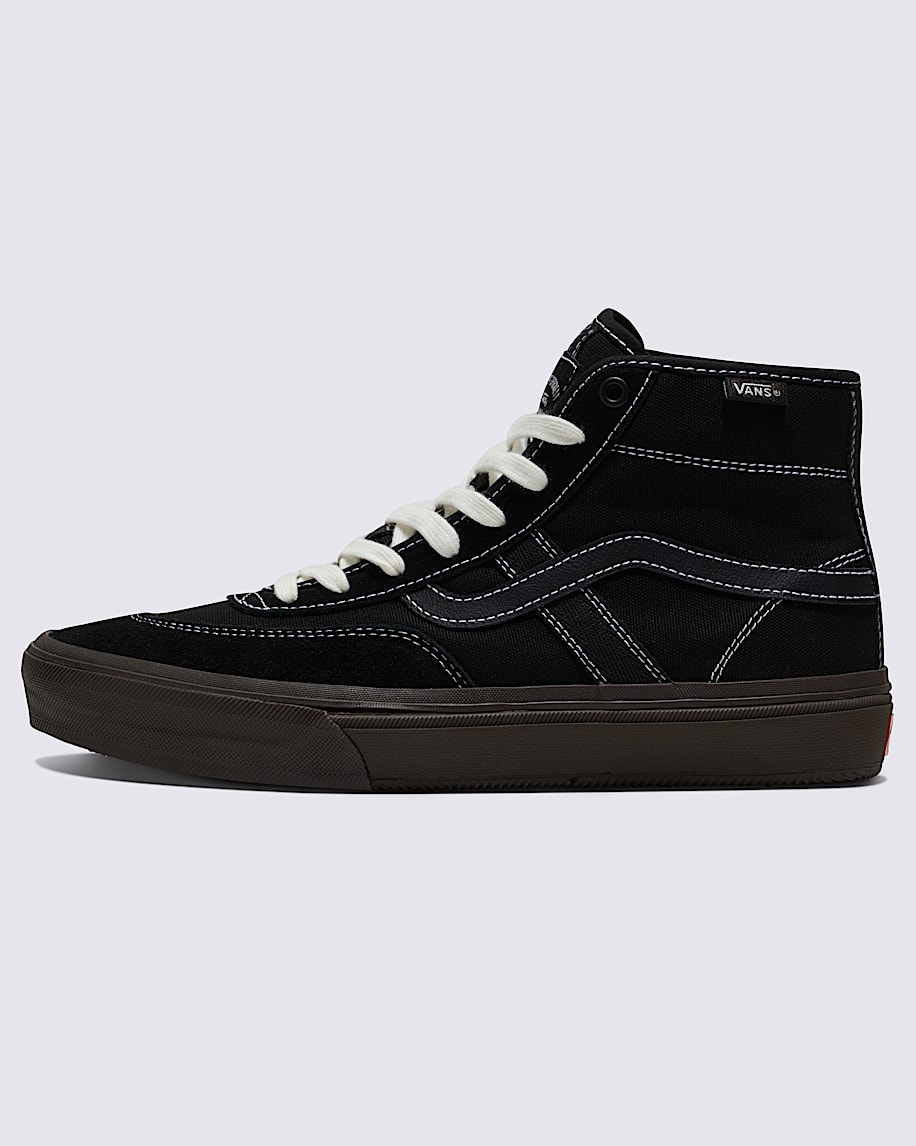 taka hayashi for vault by vans Skate Crockett High Shoe Black Chocolate Brown