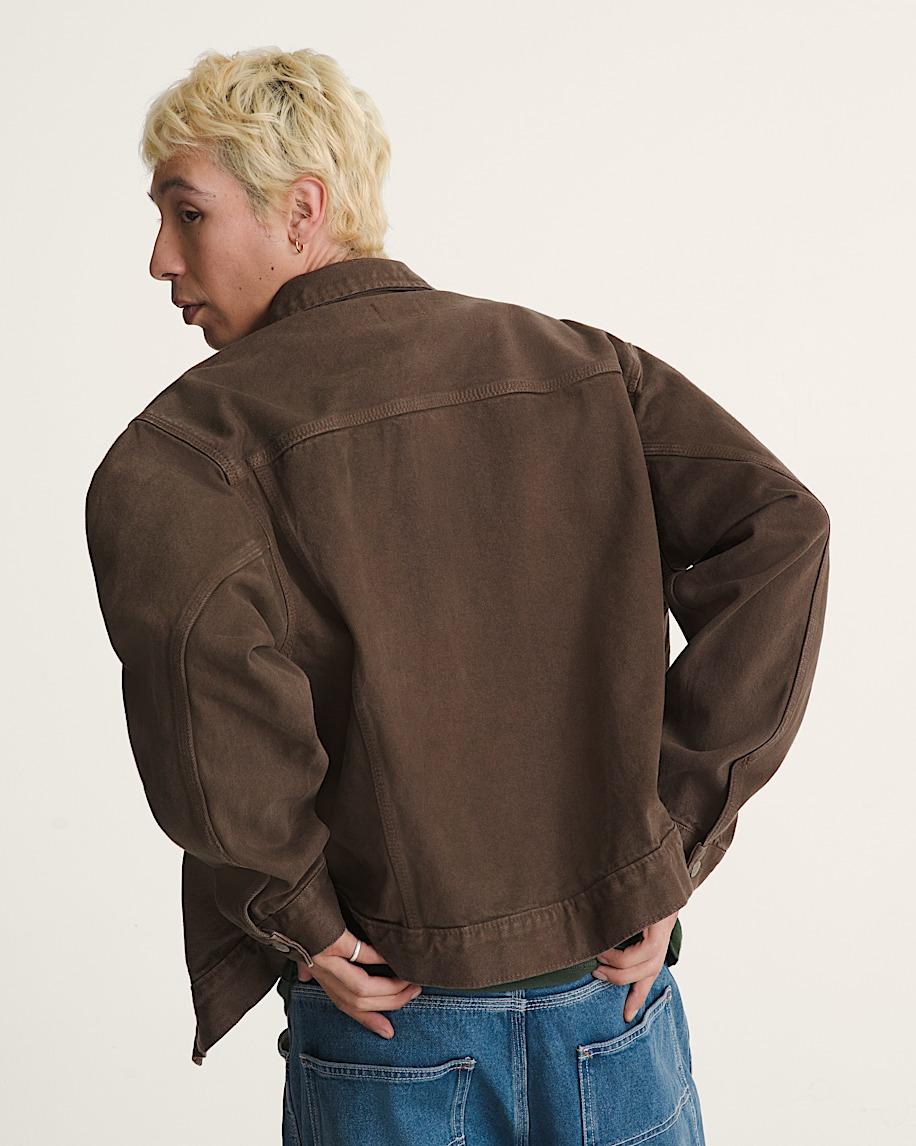 Taka Hayashi For Vault By Vans Skate Garage Denim Jacket Coal Brown