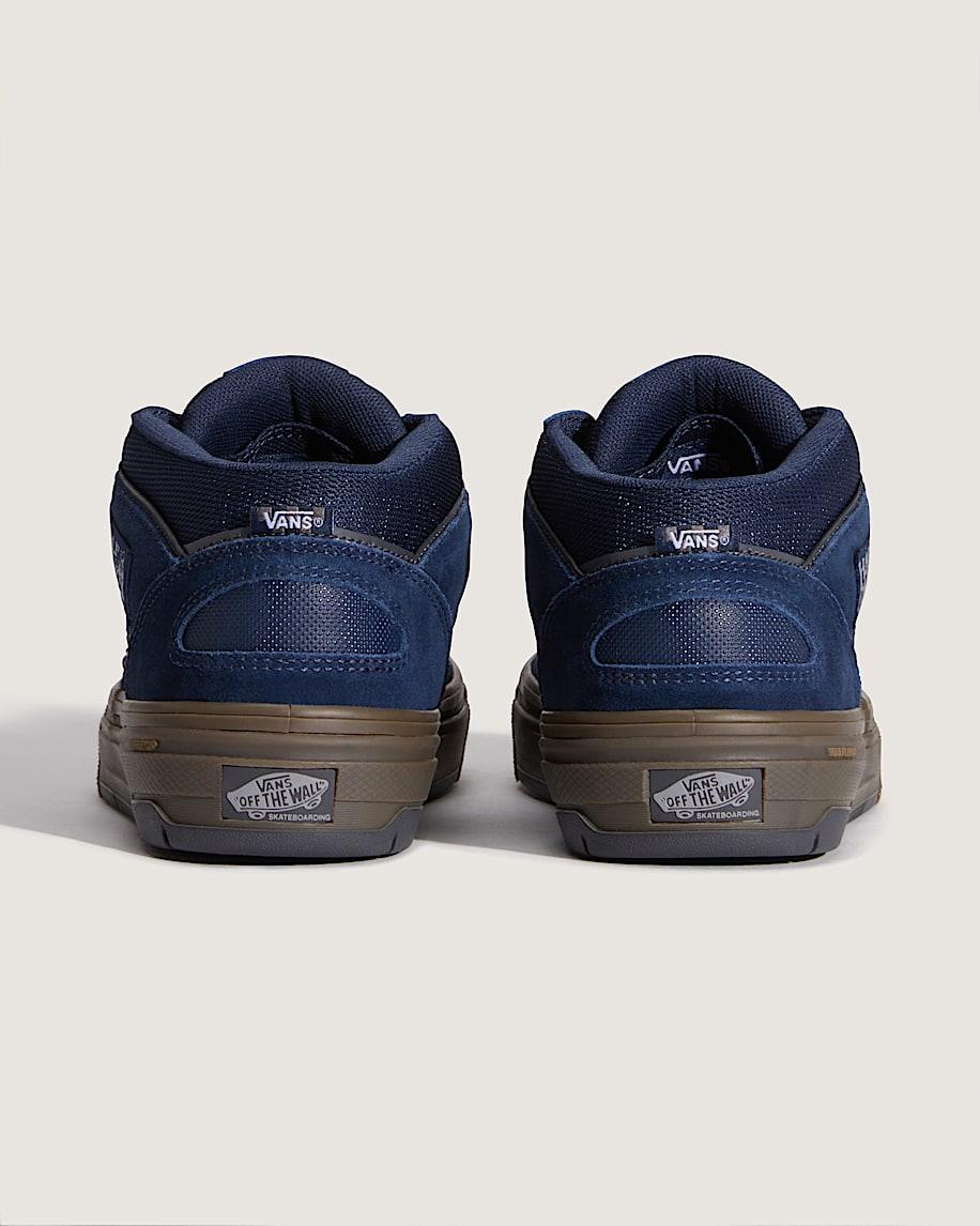Taka Hayashi For Vault By Vans Skate Half Cab Wafflecup Shoe Gum Navy Blue