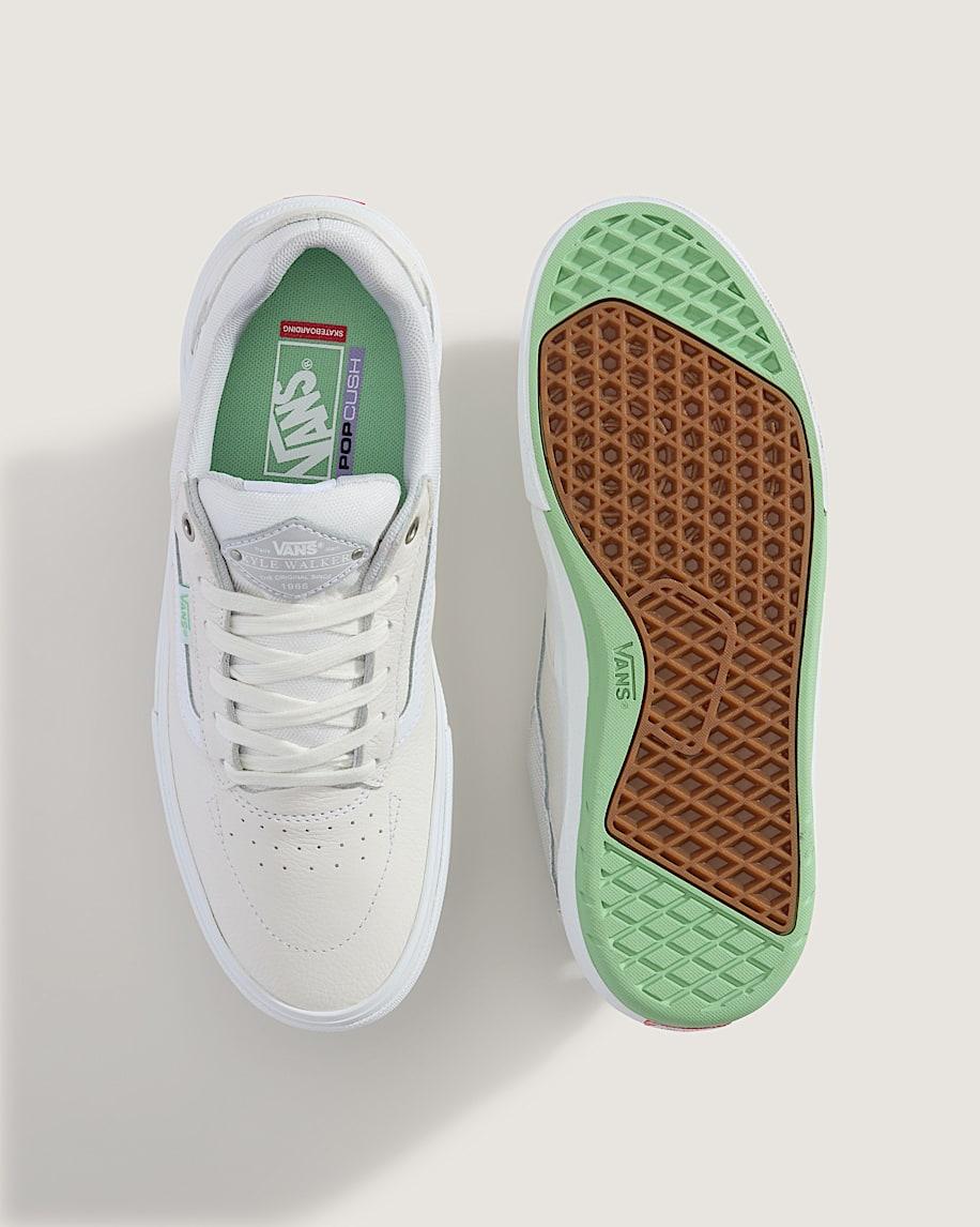Taka Hayashi For Vault By Vans Skate Kyle Walker Wafflecup Shoe White Mint Green
