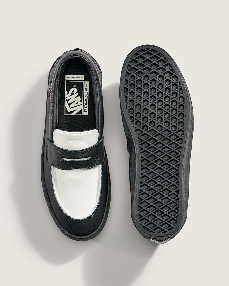 Taka Hayashi For Vault By Vans Skate Loafer Shoe Black White