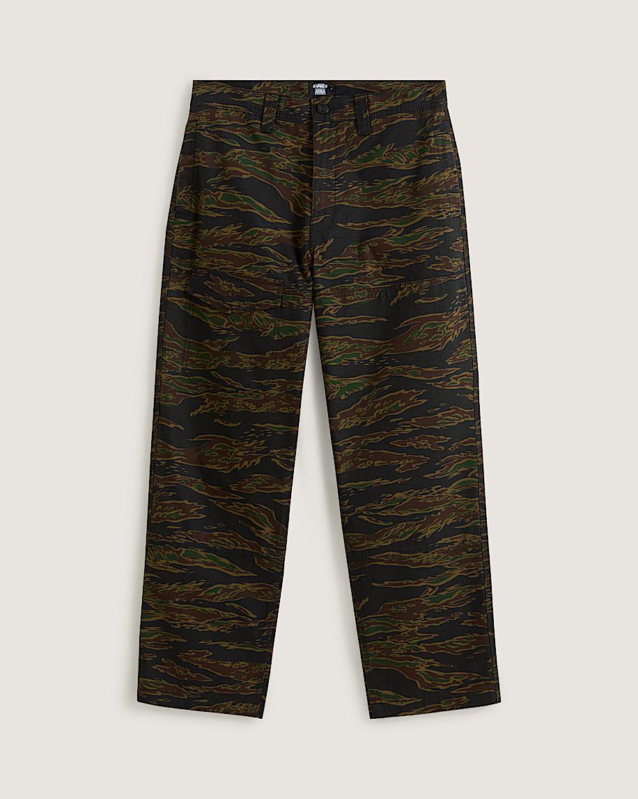 taka hayashi for vault by vans Skate Loose Cargo Pants by Atiba Jefferson Atiba Camo Black
