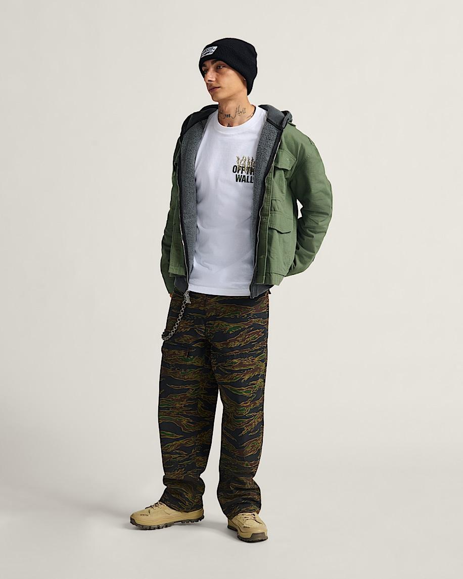 Vans Skate Military Overshirt By Atiba Jefferson Atiba Pine Forest Green