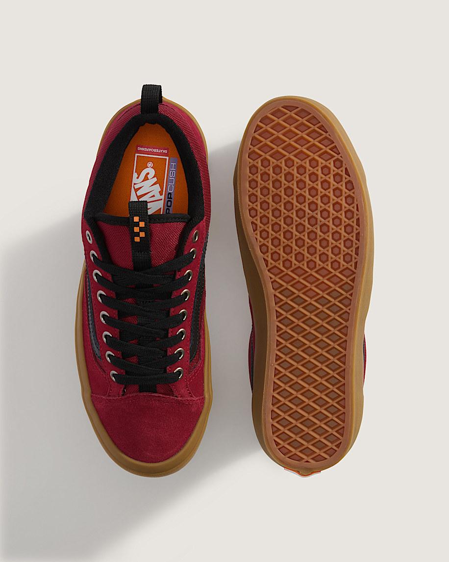 Taka Hayashi For Vault By Vans Skate Old Skool 36+ Gum Shoe Burgundy Red
