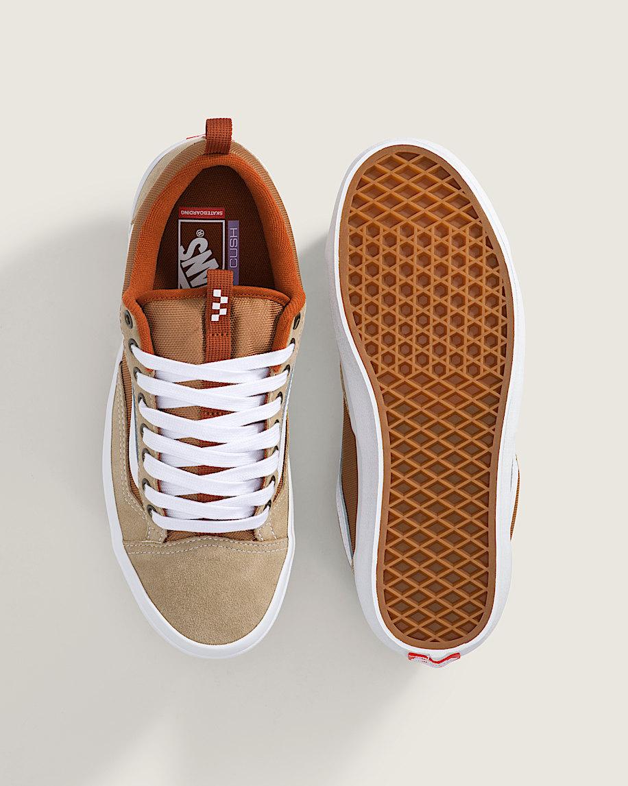 Taka Hayashi For Vault By Vans Skate Old Skool 36+ Shoe Khaki Brown Burnt Orange