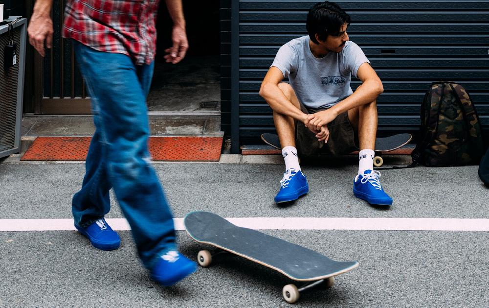 taka hayashi for vault by vans Skate Old Skool by 2 Riser Pads