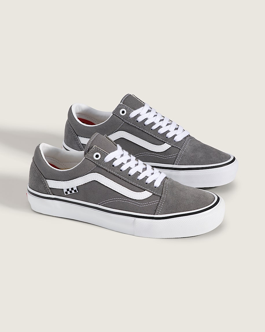 Taka Hayashi For Vault By Vans Skate Old Skool Shoe Pewter Grey White