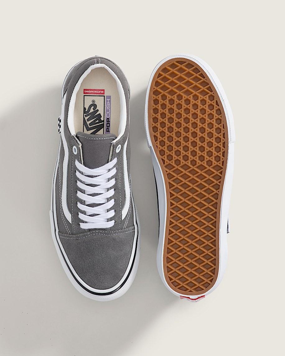 Taka Hayashi For Vault By Vans Skate Old Skool Shoe Pewter Grey White