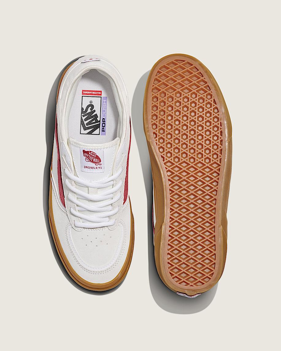 Taka Hayashi For Vault By Vans Skate Rowley Shoe White Red Gum