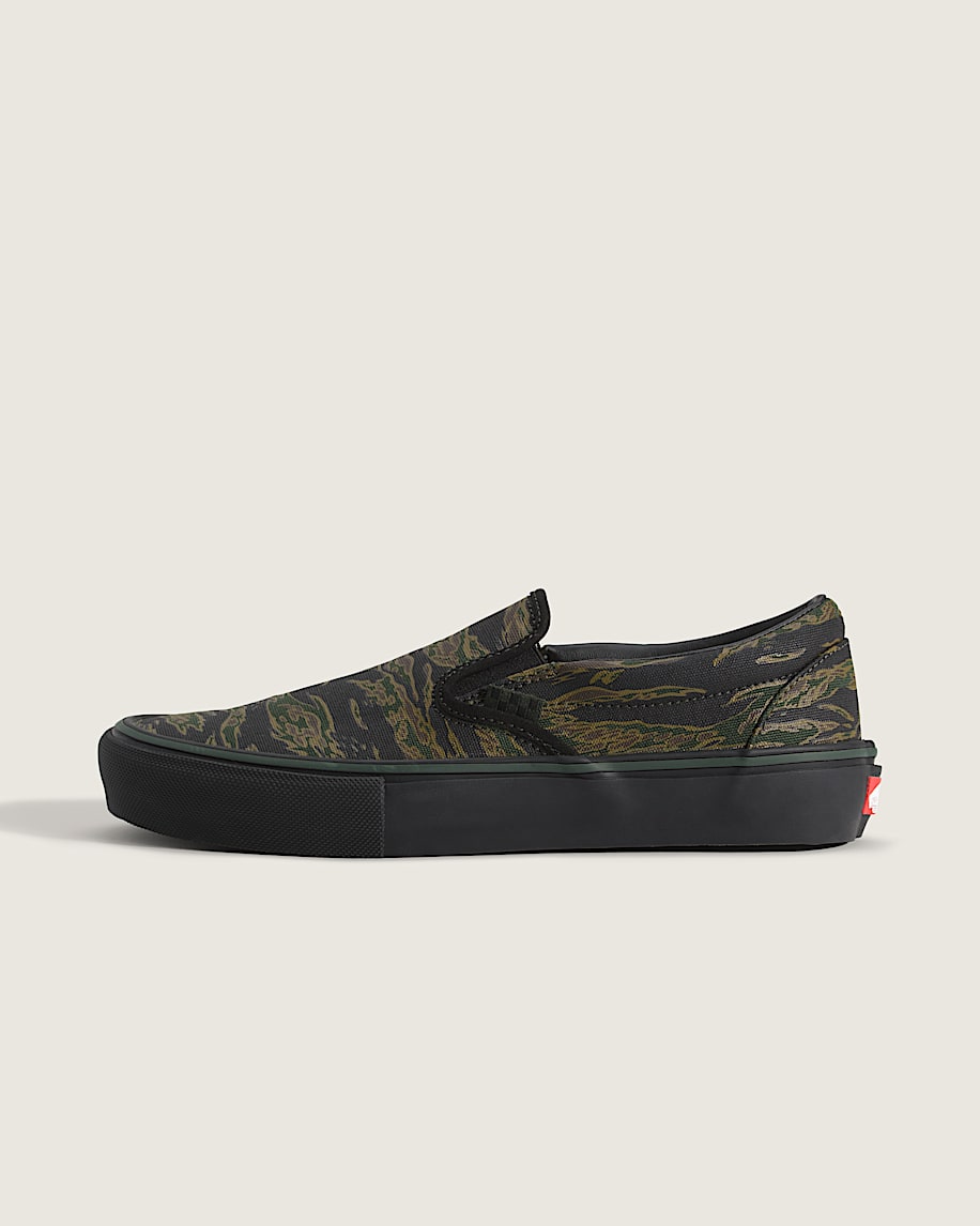 taka hayashi for vault by vans Skate Slip-On Shoe Camo Green Black