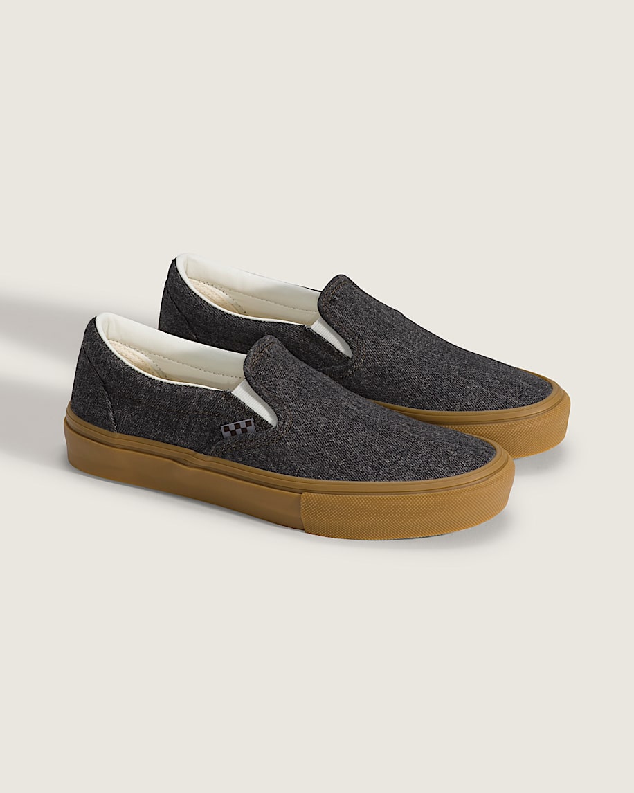 Taka Hayashi For Vault By Vans Skate Slip-On Shoe Denim Black
