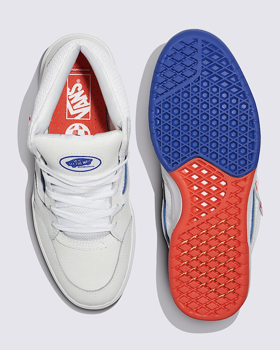 Taka Hayashi For Vault By Vans Skate Zahba Mid Shoe White Blue Orange