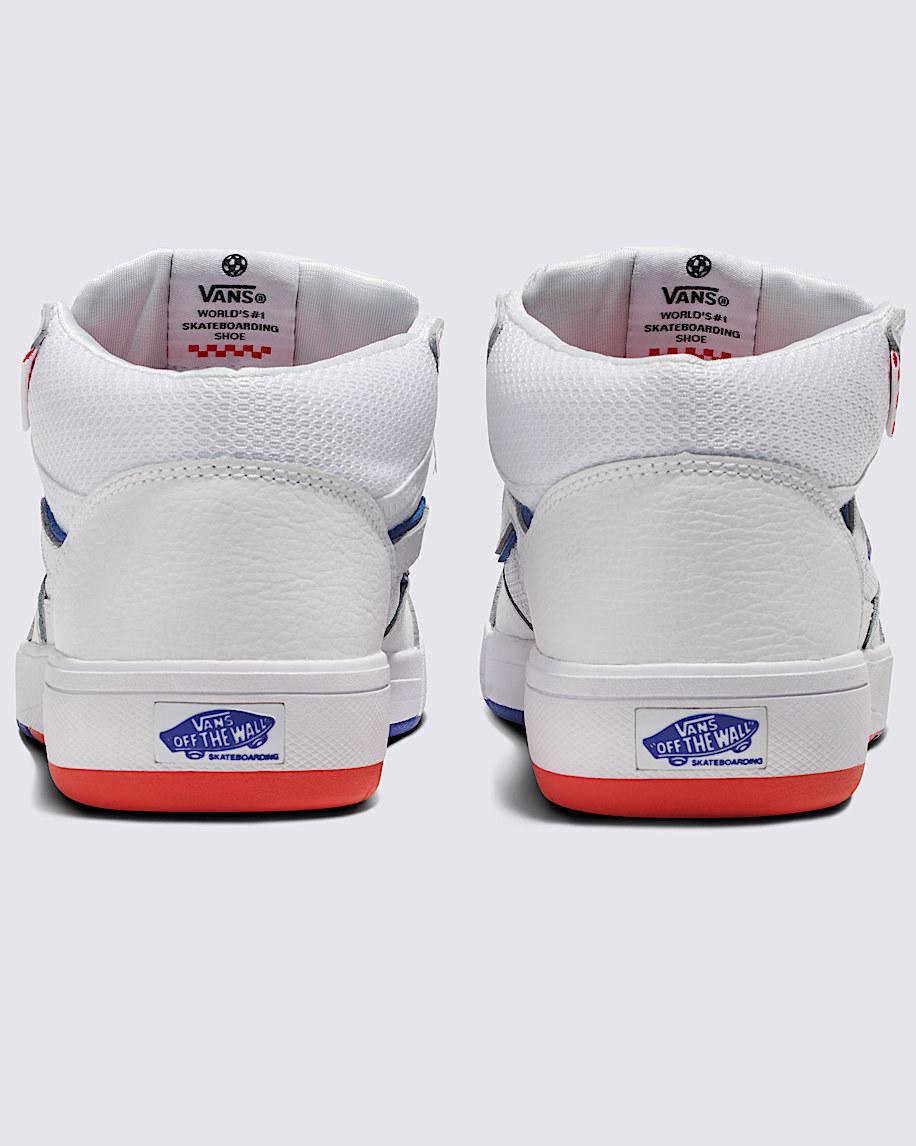 Taka Hayashi For Vault By Vans Skate Zahba Mid Shoe White Blue Orange