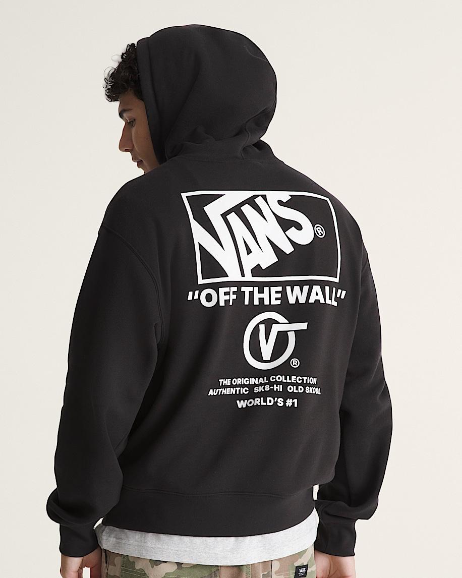 Taka Hayashi For Vault By Vans Stacked Hi Pullover Hoodie Black White