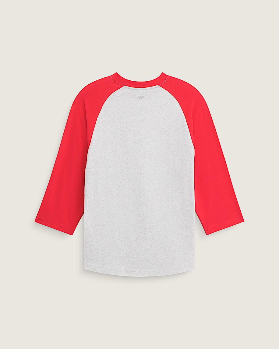 Taka Hayashi For Vault By Vans Standard Raglan T-Shirt Crimson Haze Red Ash Heather Grey