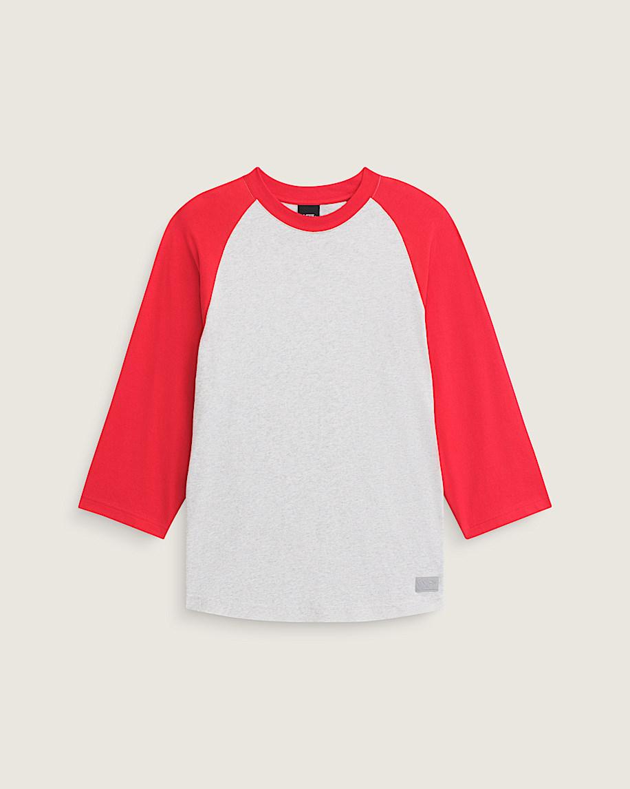 taka hayashi for vault by vans Standard Raglan T-Shirt Crimson Haze Red Ash Heather Grey