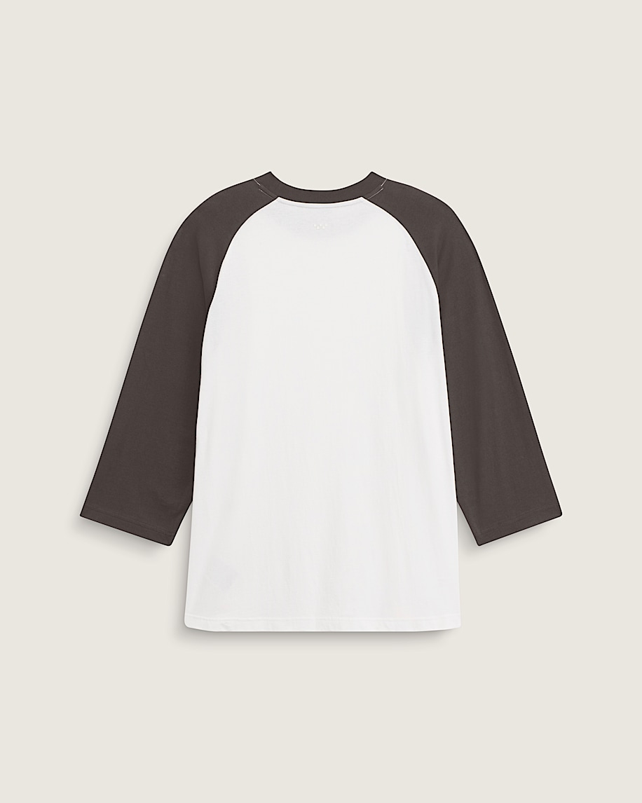 Taka Hayashi For Vault By Vans Standard Raglan T-Shirt Faded Black Egret White