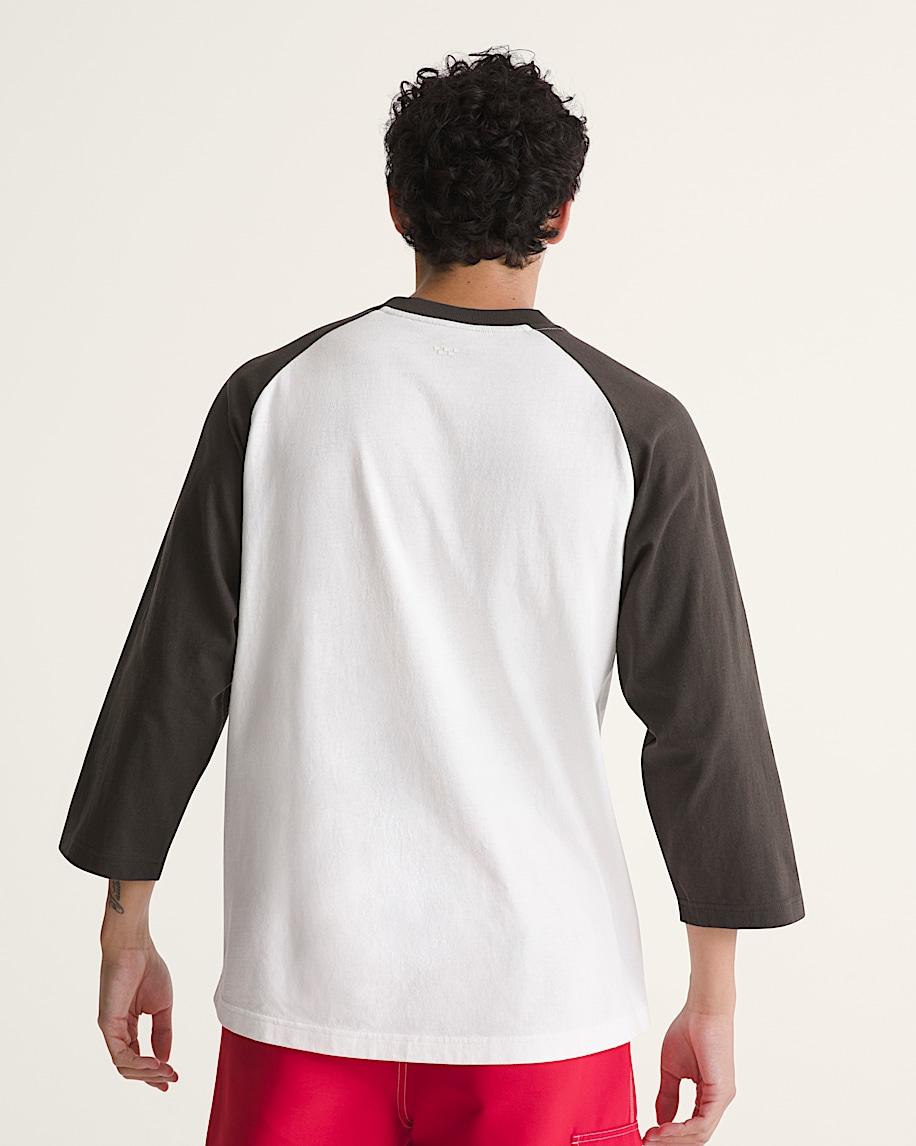 Taka Hayashi For Vault By Vans Standard Raglan T-Shirt Faded Black Egret White