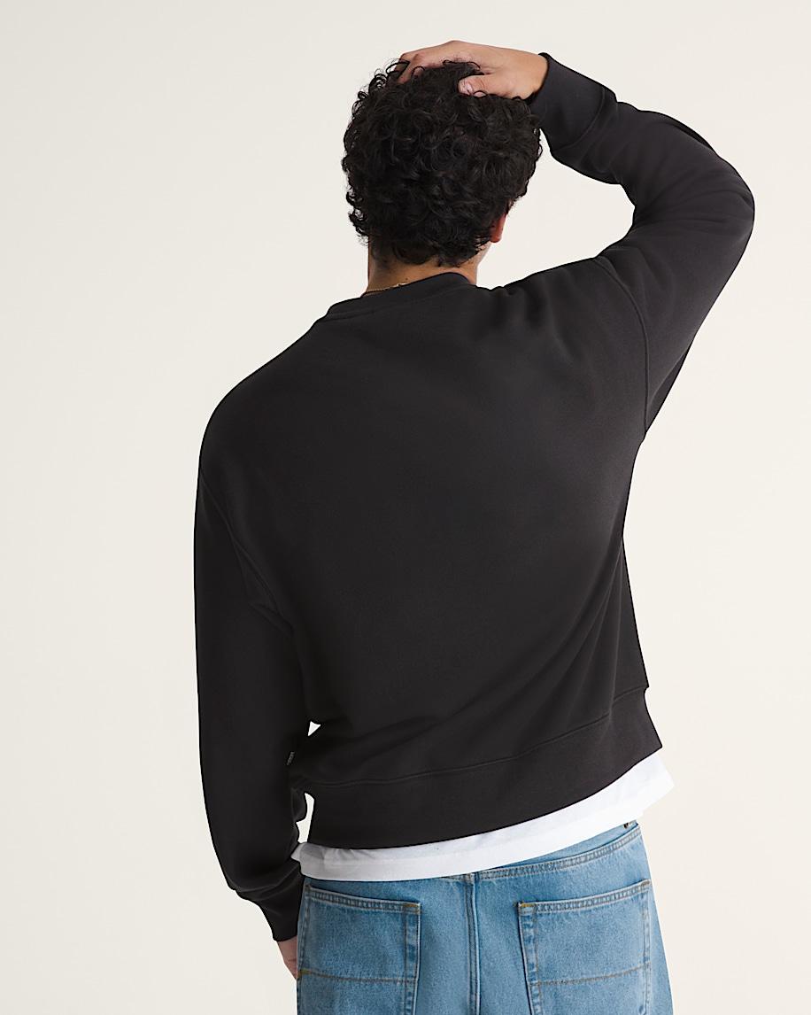 Taka Hayashi For Vault By Vans Stretch Logo Crew Sweatshirt Black White