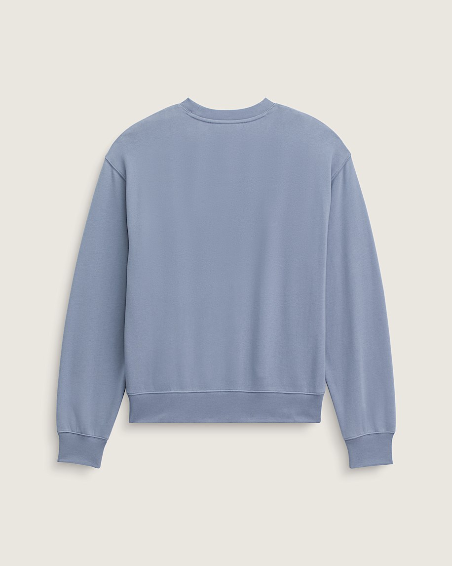 Taka Hayashi For Vault By Vans Stretch Logo Crew Sweatshirt Glacial Slate Blue