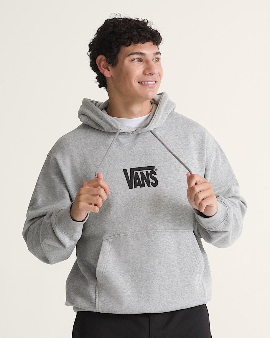 taka hayashi for vault by vans Stretch Logo Pullover Hoodie Cement Heather Grey