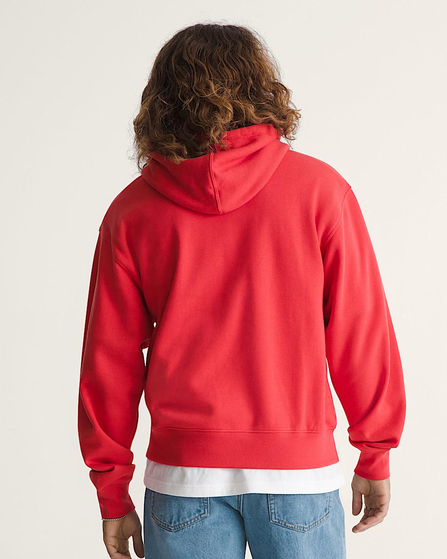 Taka Hayashi For Vault By Vans Stretch Logo Pullover Hoodie Crimson Haze Red
