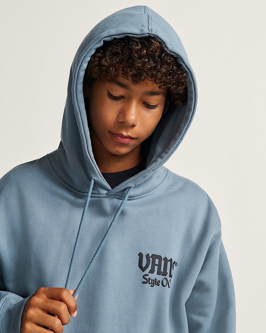 Taka Hayashi For Vault By Vans Style 001 Pullover Hoodie Stormy Weather Blue