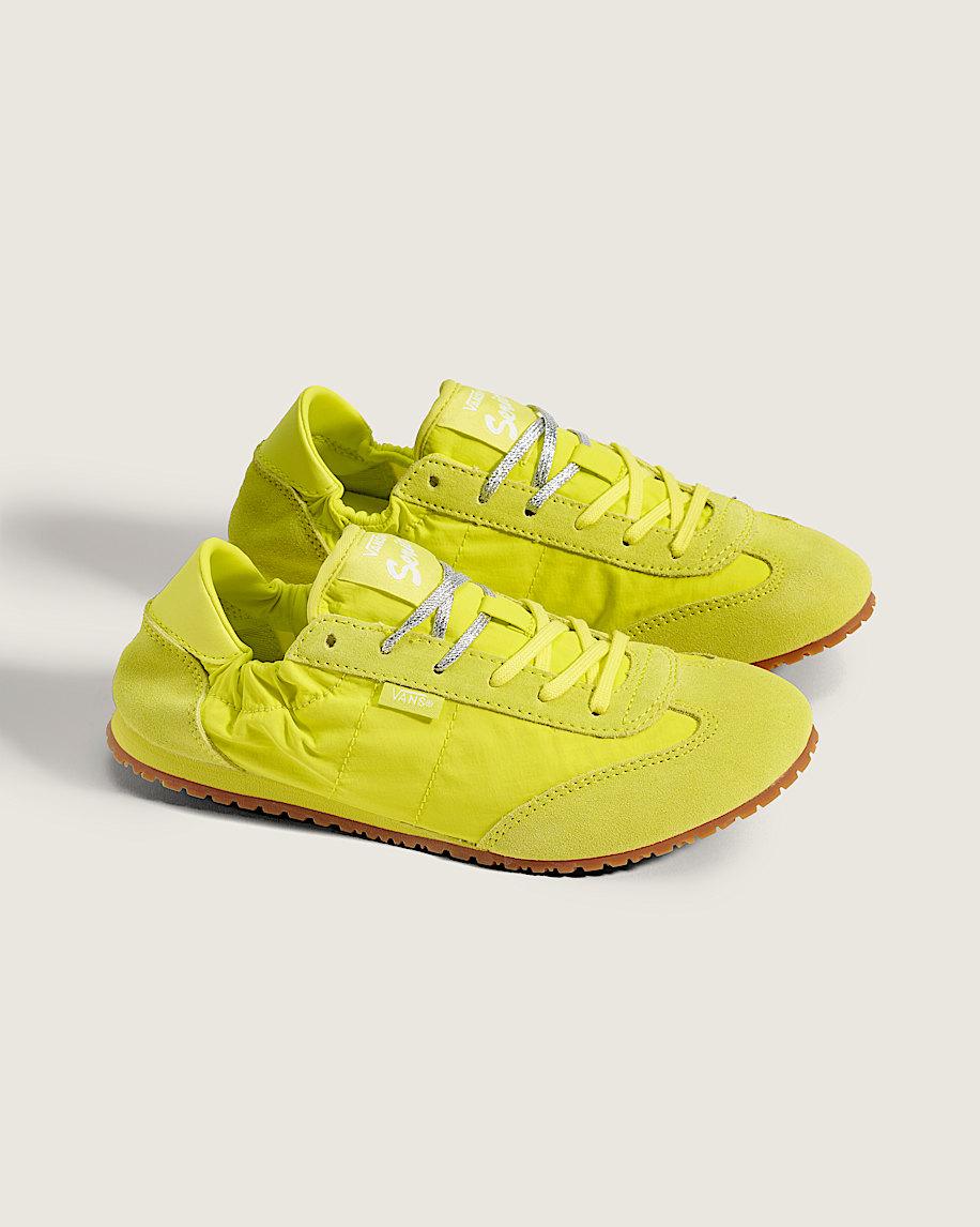 Taka Hayashi For Vault By Vans Super Lowpro Collapse Shoe Fluro Lime Green