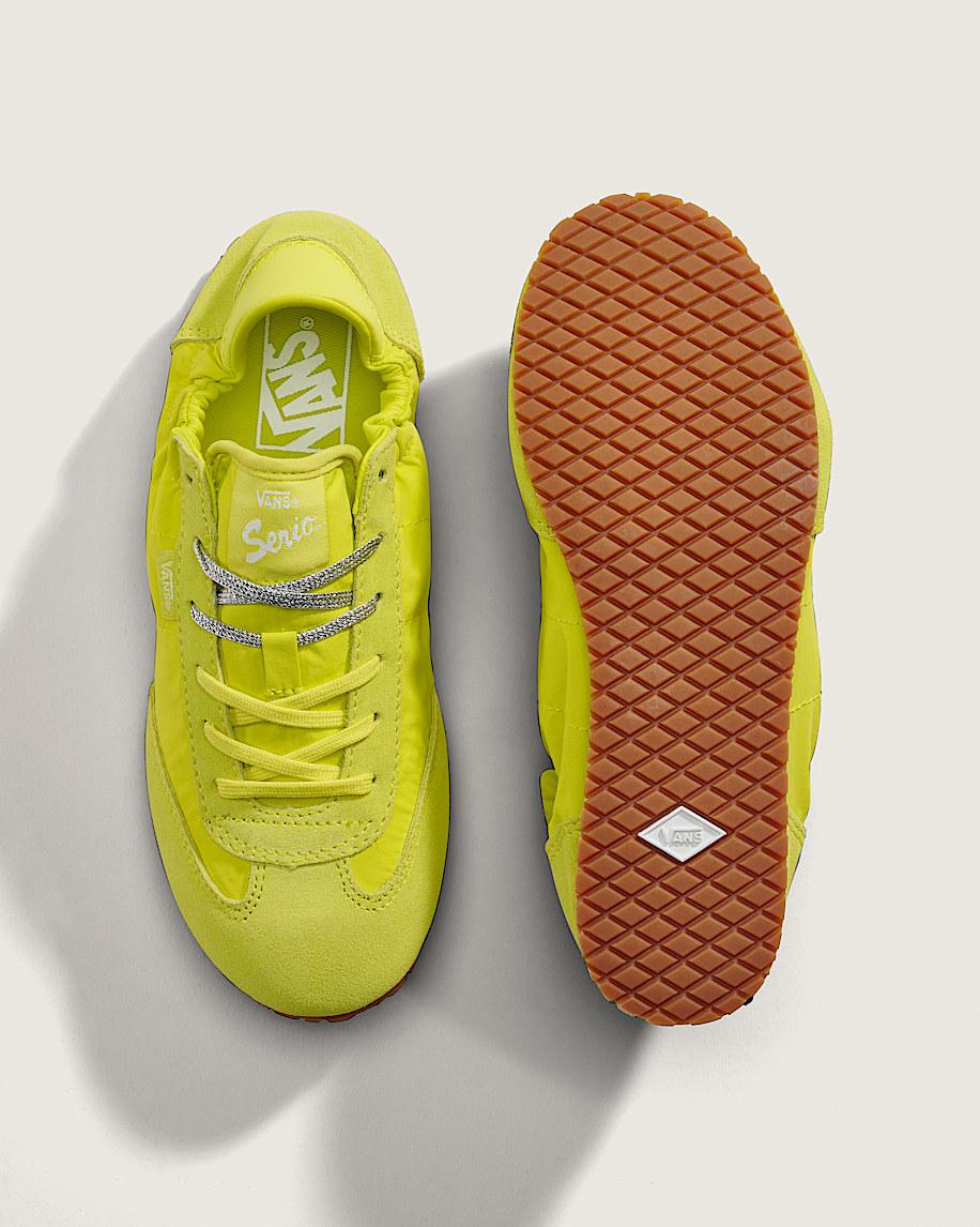 Taka Hayashi For Vault By Vans Super Lowpro Collapse Shoe Fluro Lime Green