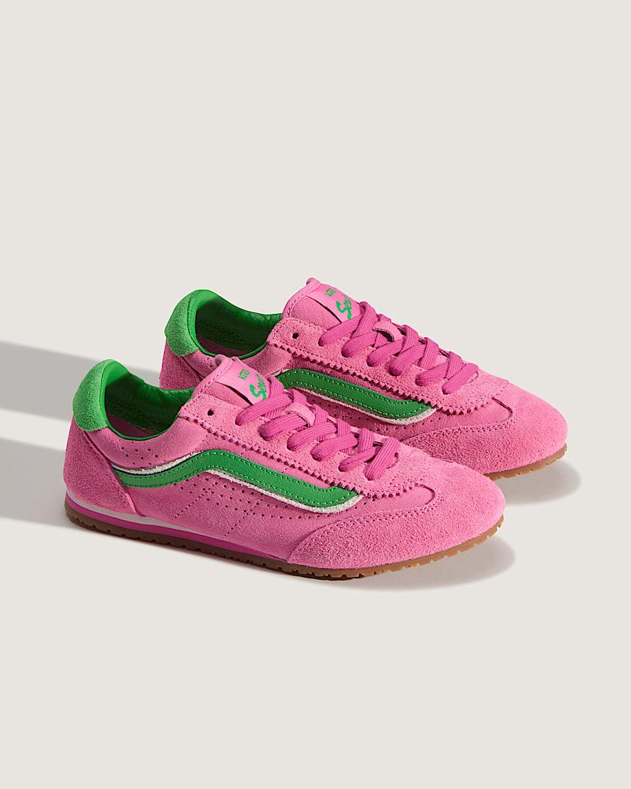 Taka Hayashi For Vault By Vans Super Lowpro Shoe Fizz Pink Bright Green
