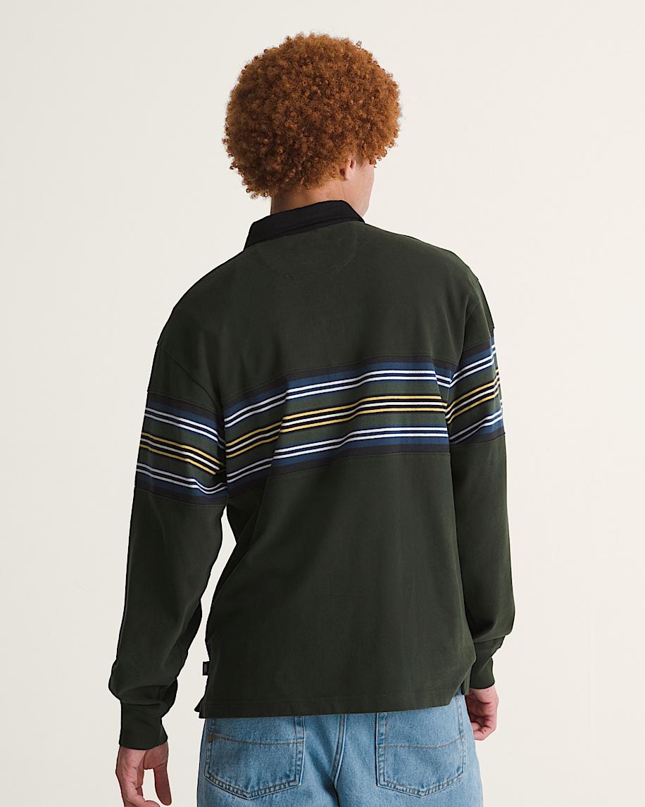 Taka Hayashi For Vault By Vans Surge Rugby Long Sleeve Shirt Dried Kelp Green