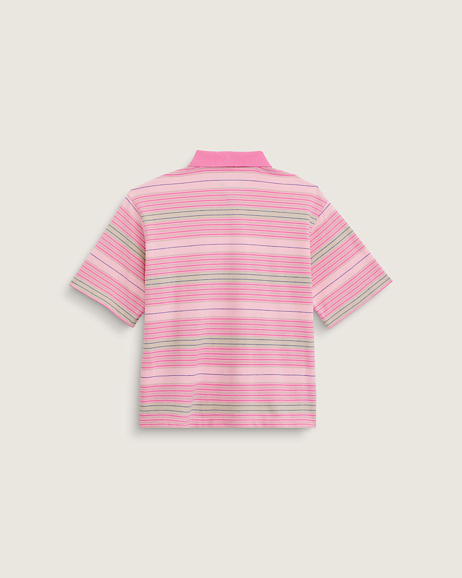Taka Hayashi For Vault By Vans Swing Knit Polo Shirt Fizz Pink