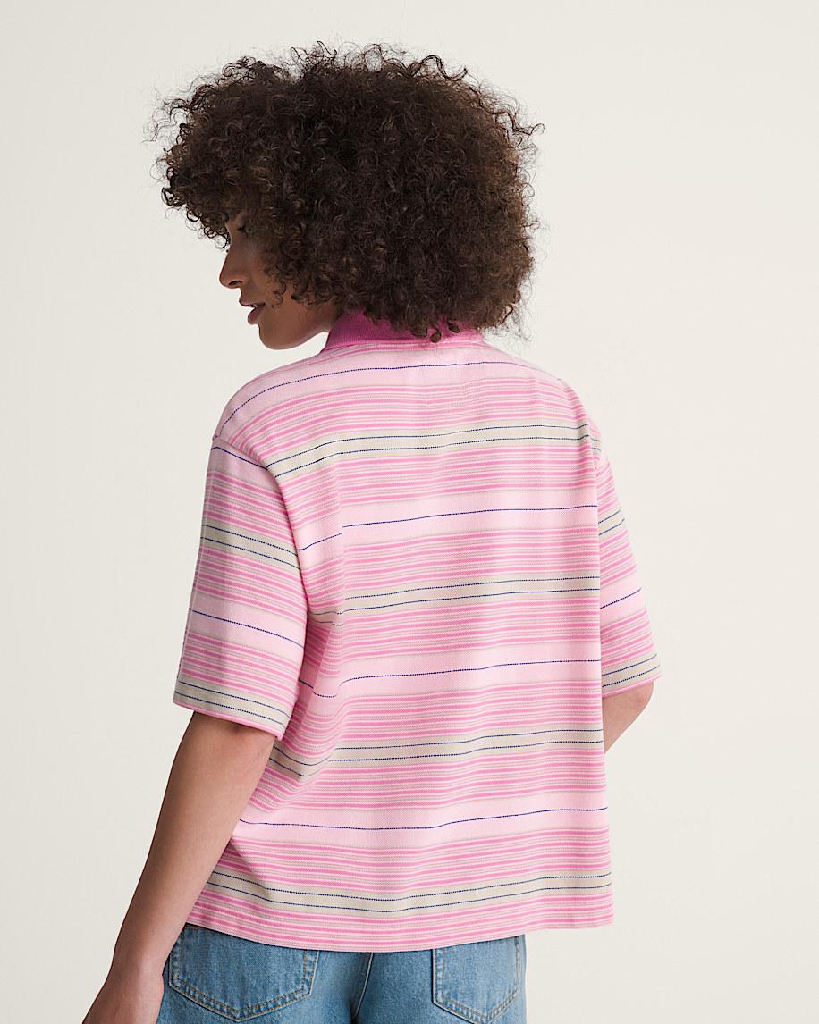 Taka Hayashi For Vault By Vans Swing Knit Polo Shirt Fizz Pink