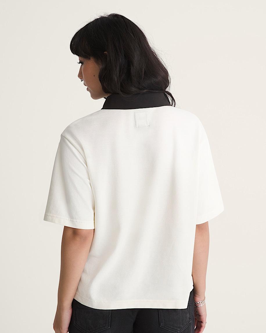 Taka Hayashi For Vault By Vans Swing Knit Polo Shirt Marshmallow White