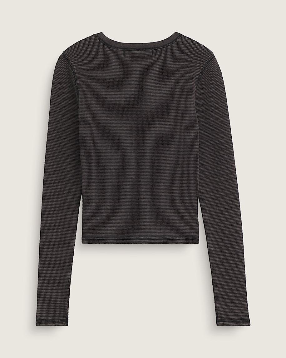 Taka Hayashi For Vault By Vans Teri Waffle Long Sleeve Shirt Black