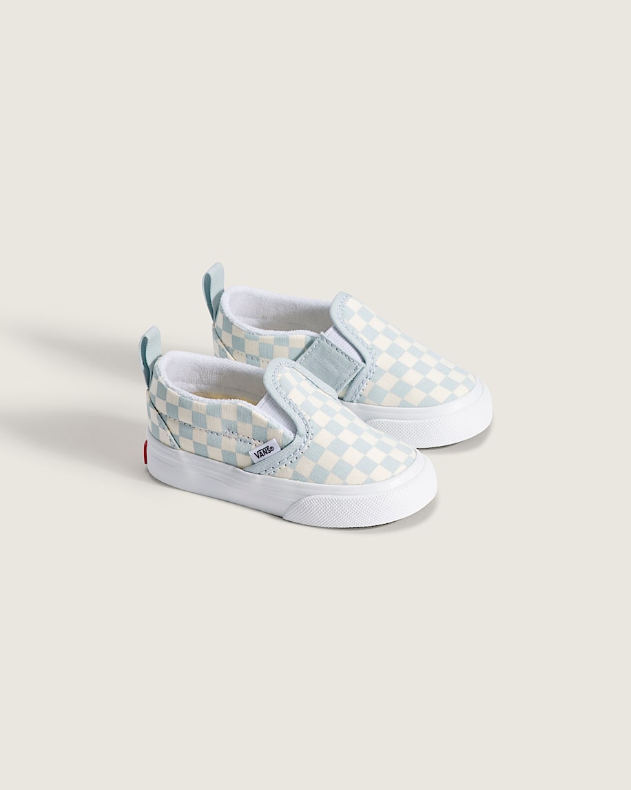 Taka Hayashi For Vault By Vans Toddler Classic Slip-On V Checkerboard Shoe Checkerboard Dawn Mist Blue