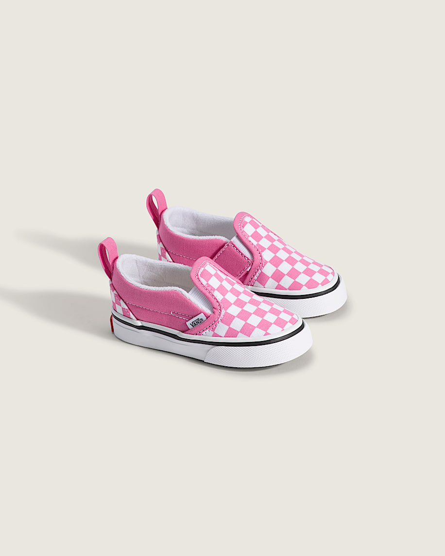 Taka Hayashi For Vault By Vans Toddler Classic Slip-On V Checkerboard Shoe Checkerboard Fizz Pink