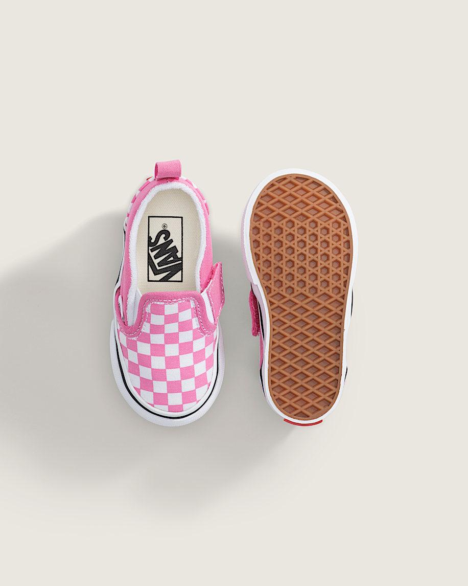 Taka Hayashi For Vault By Vans Toddler Classic Slip-On V Checkerboard Shoe Checkerboard Fizz Pink