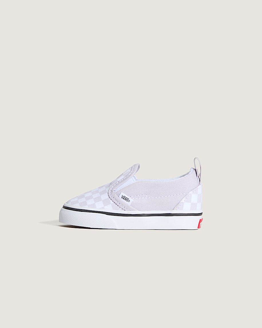 taka hayashi for vault by vans Toddler Classic Slip-On V Checkerboard Shoe Checkerboard Lilac Mist Purple