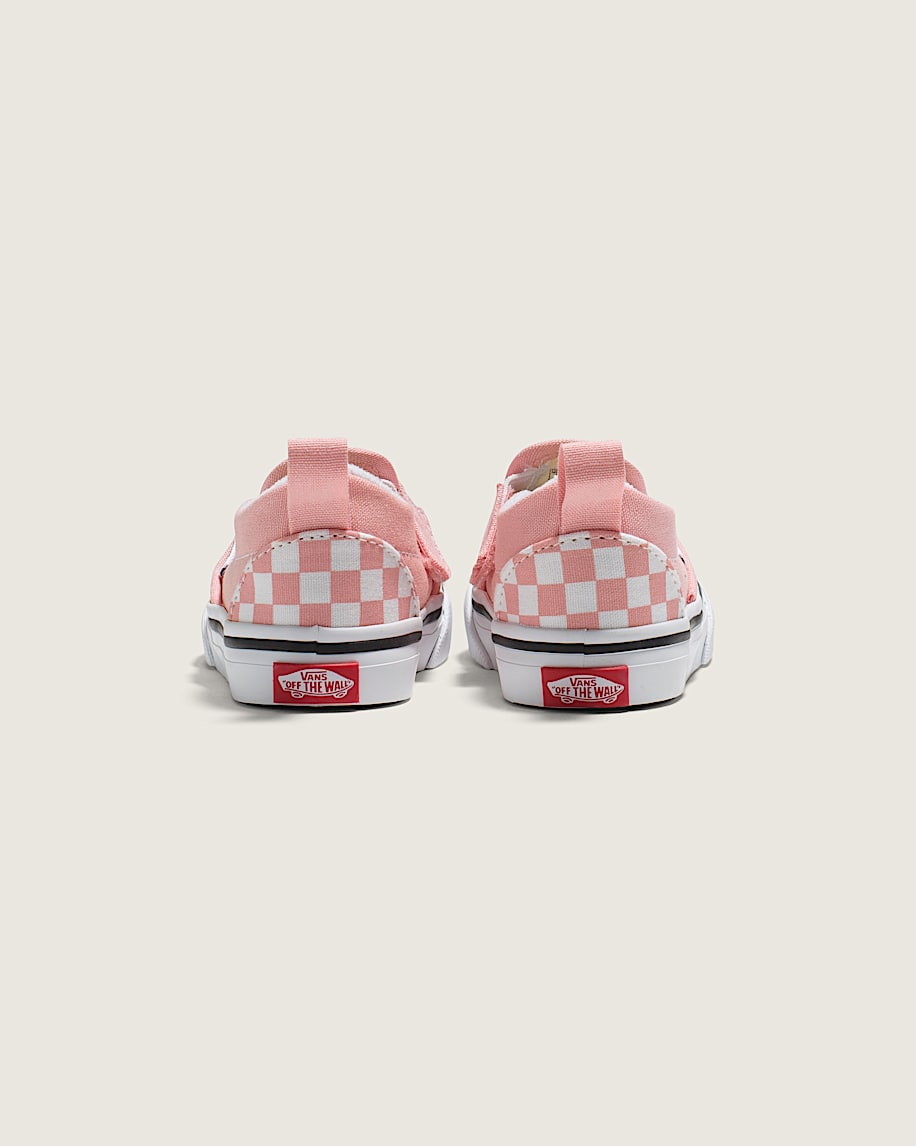 Taka Hayashi For Vault By Vans Toddler Classic Slip-On V Checkerboard Shoe Checkerboard Powder Pink True White