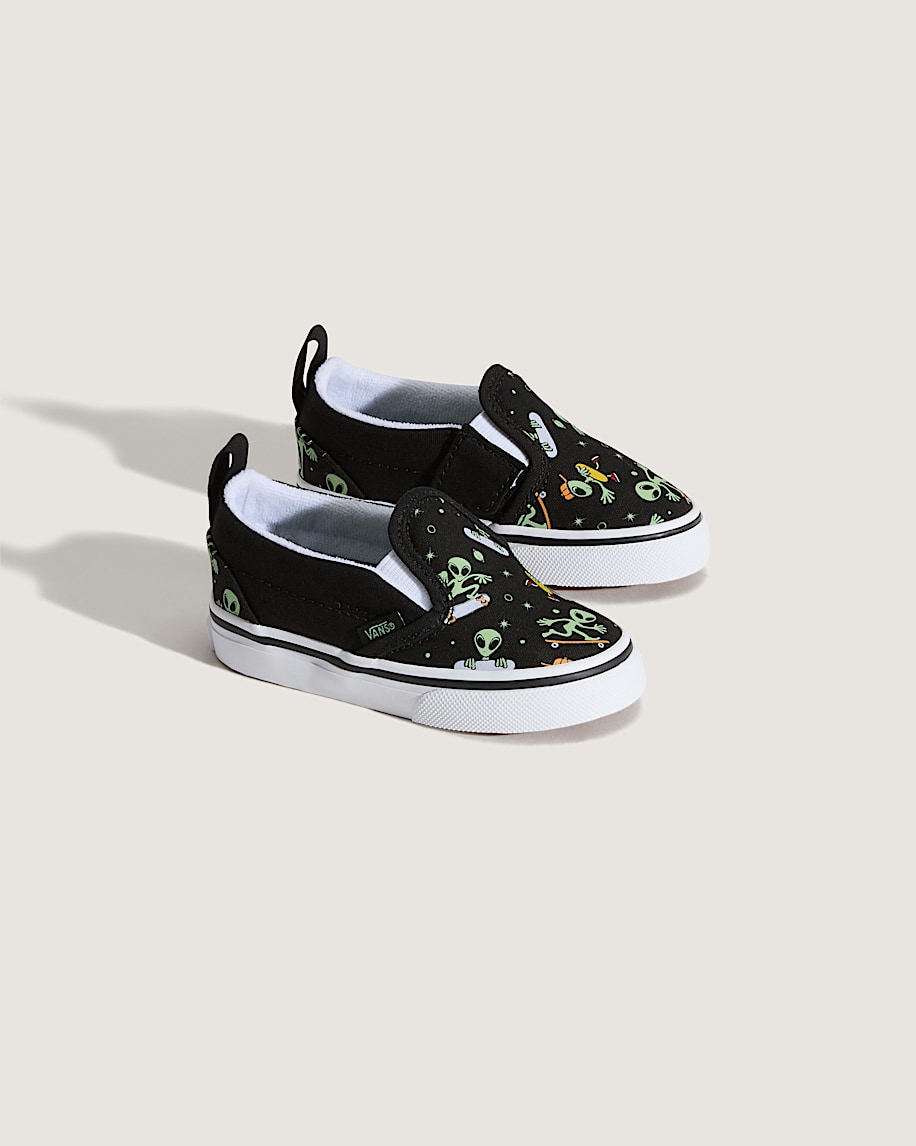 Taka Hayashi For Vault By Vans Toddler Classic Slip-On V Shoe Black Green