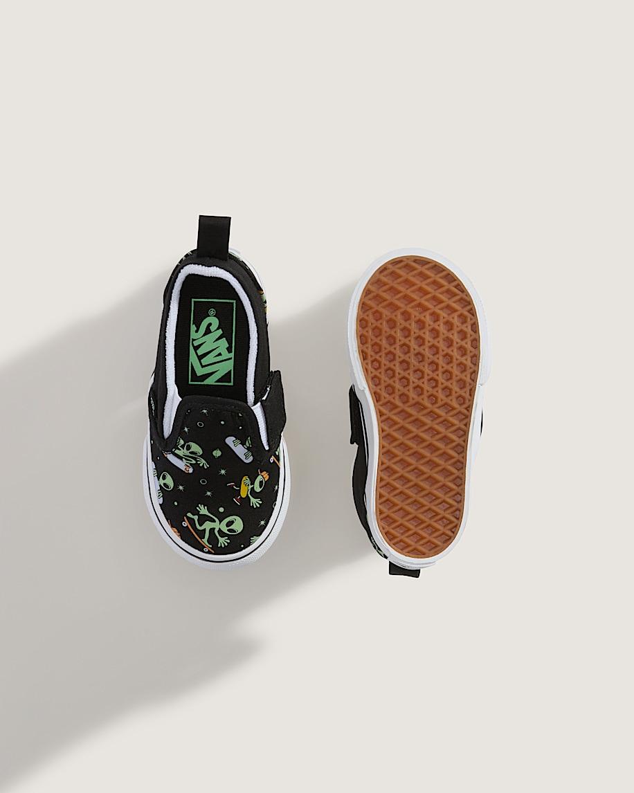 Taka Hayashi For Vault By Vans Toddler Classic Slip-On V Shoe Black Green